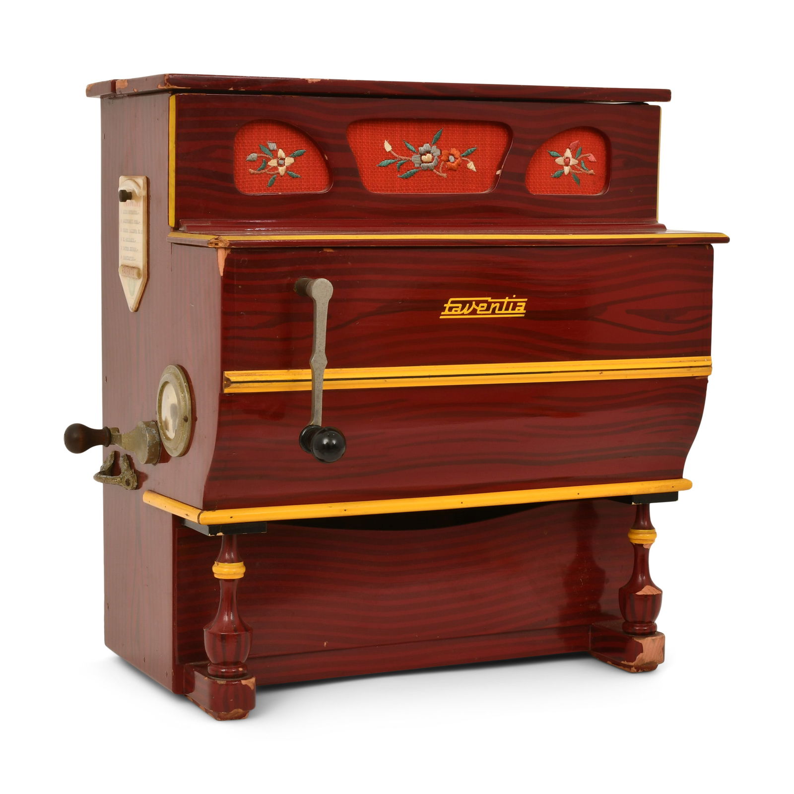 Faventia Miniature Barrel Piano, Circa 1960 (1 of 1)