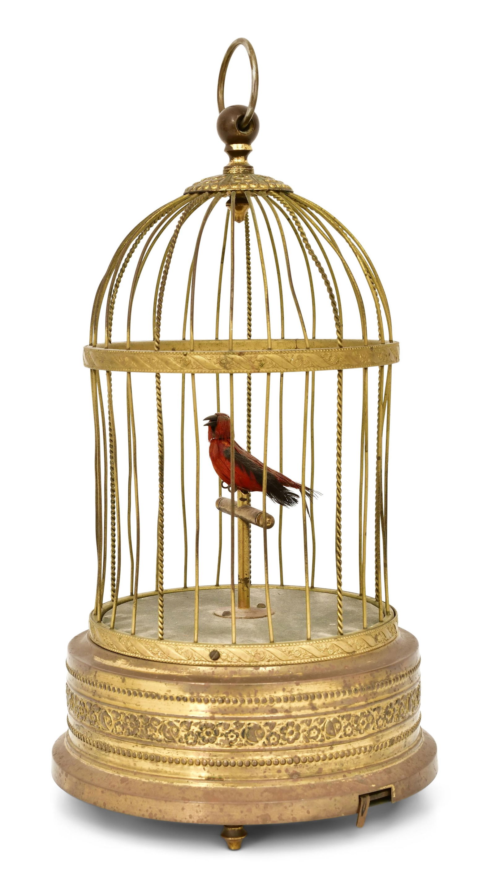 French Singing Bird Automaton with Cage (1 of 1)