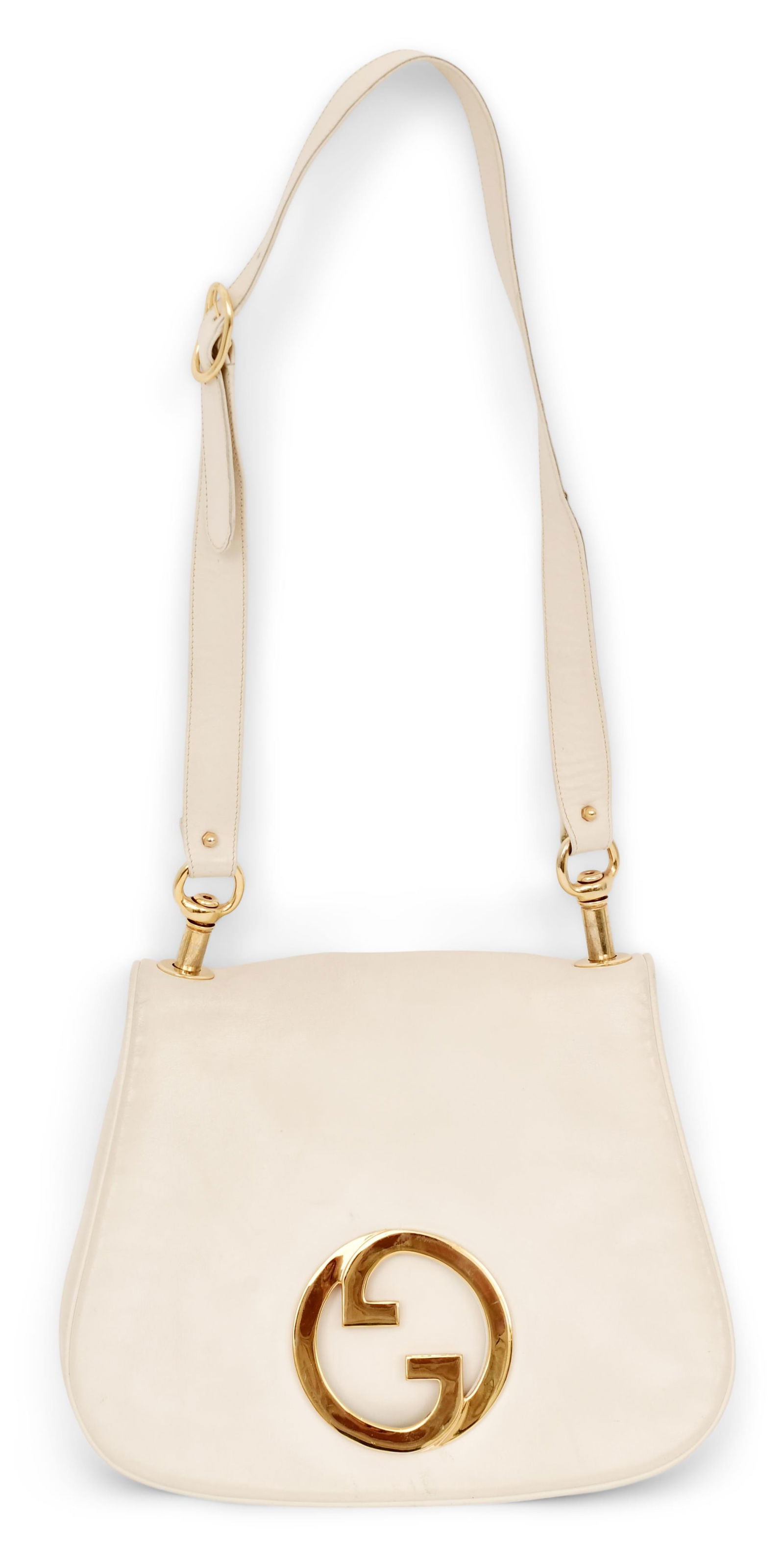 Gucci Blondie White Leather Shoulder Bag (1 of 1)