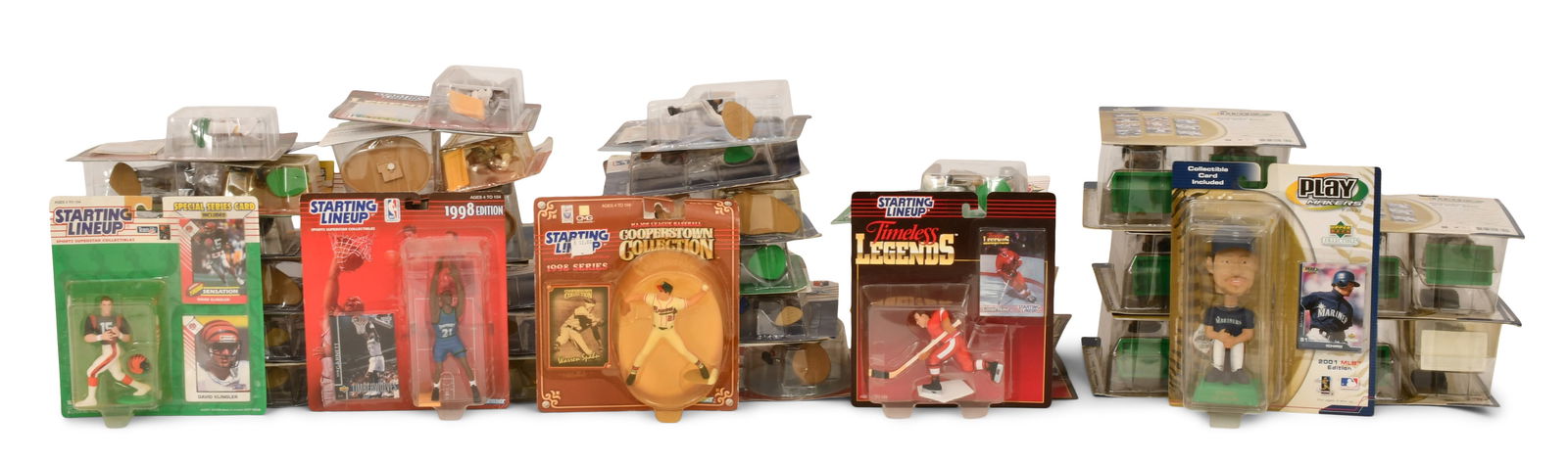Group of Starting Lineup & Play Makers Sports Toys & Bobbleheads, Basketball, Hockey, Baseball & (1 of 1)