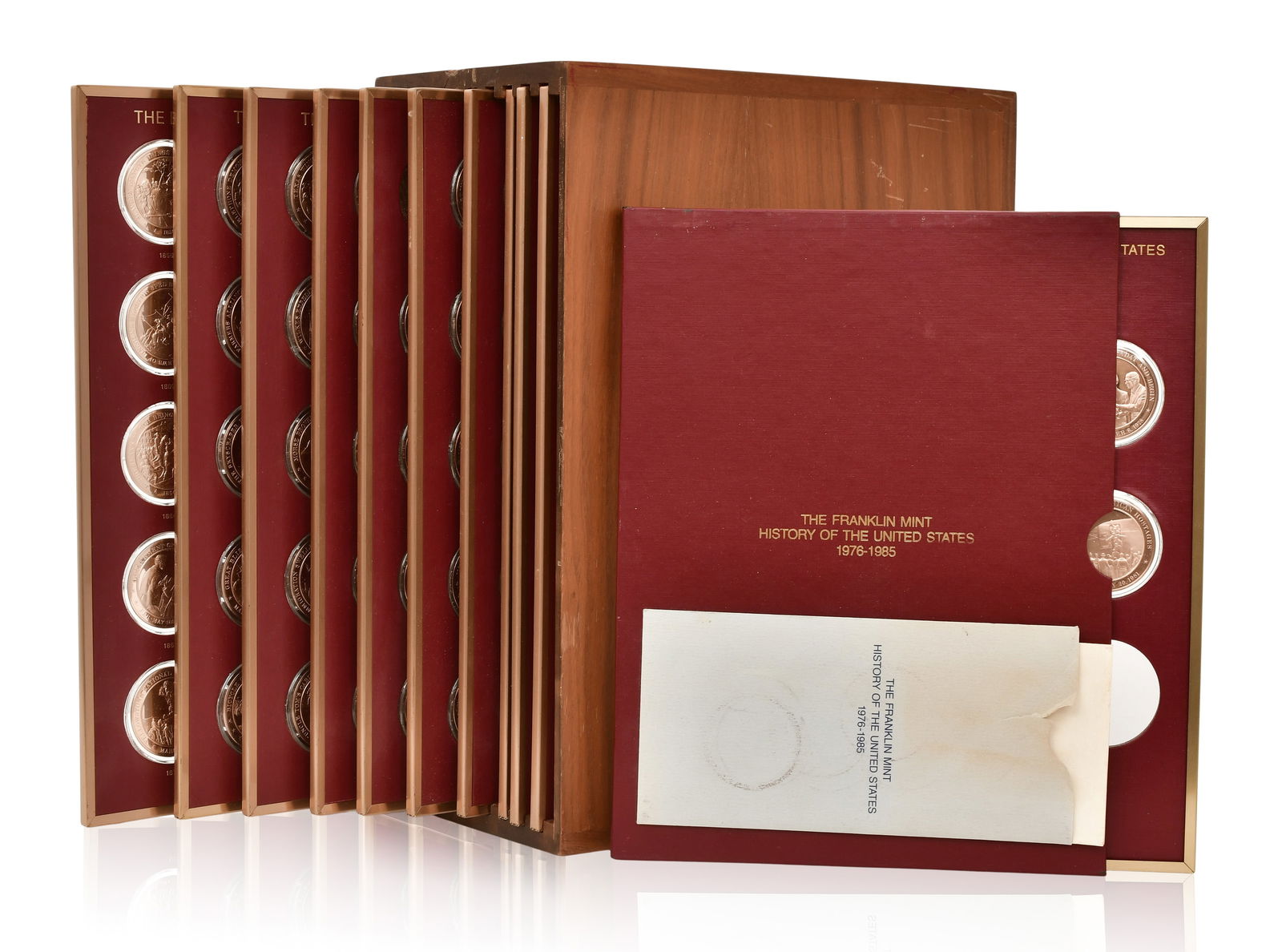 Album of Franklin Mint Bronze Medallions (1 of 7)