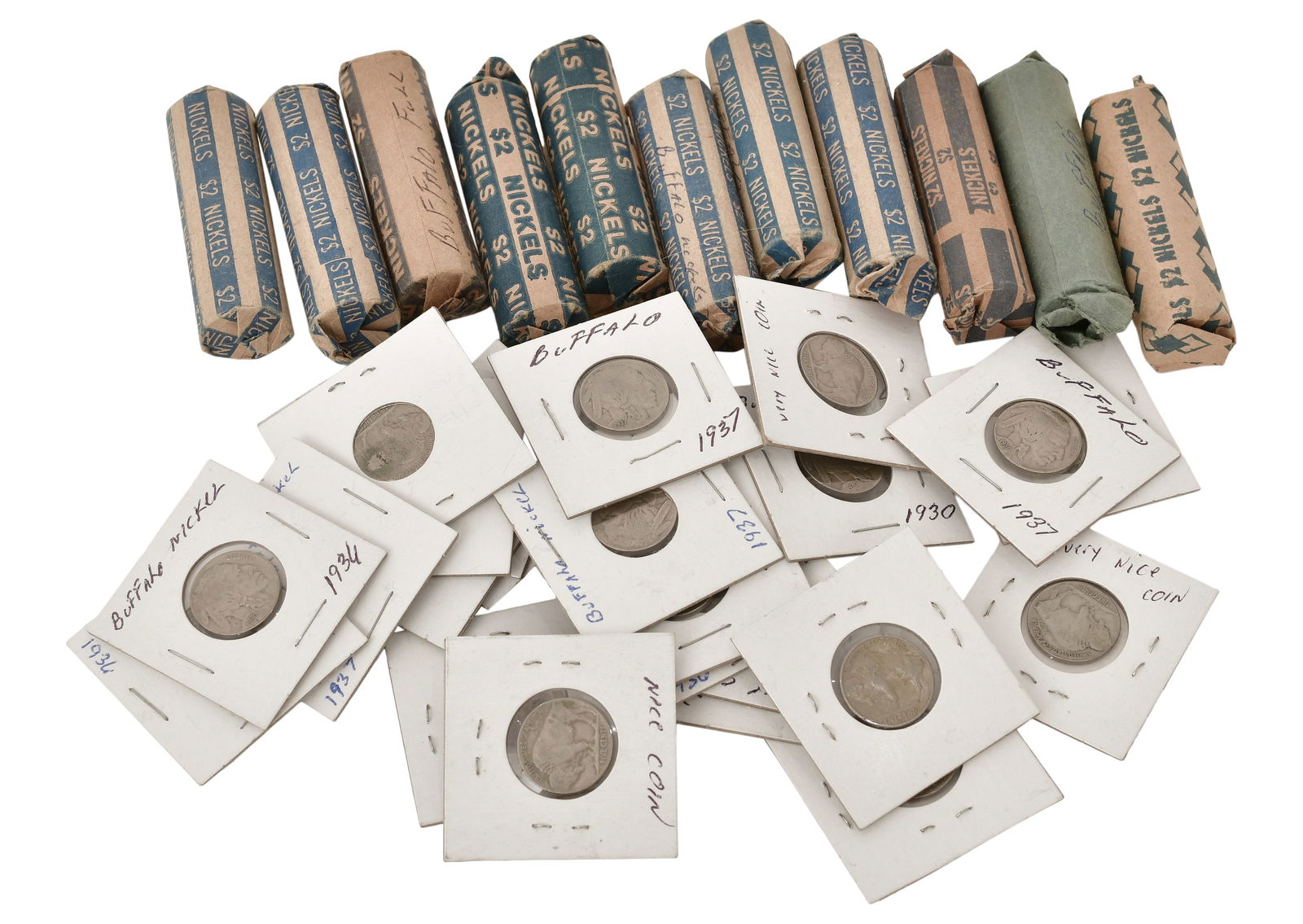 Lot of Buffalo Nickels (1 of 1)