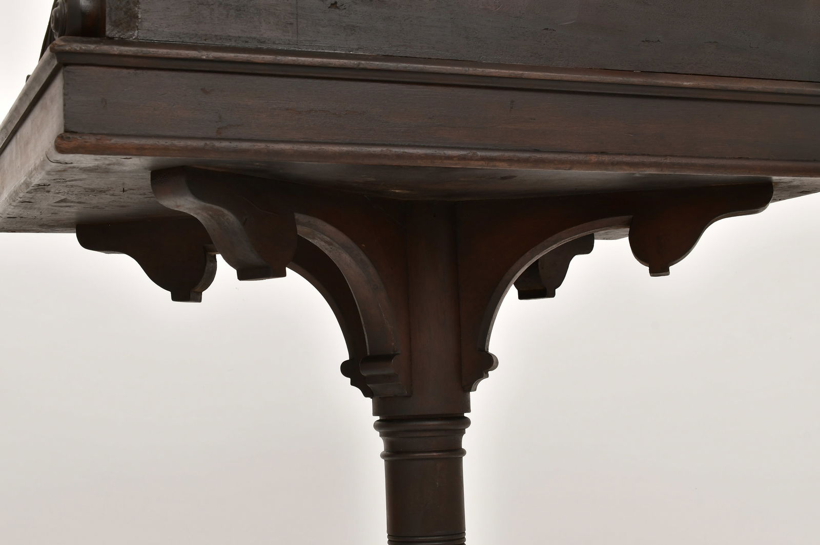 Gothic Revival Walnut Podium - 8