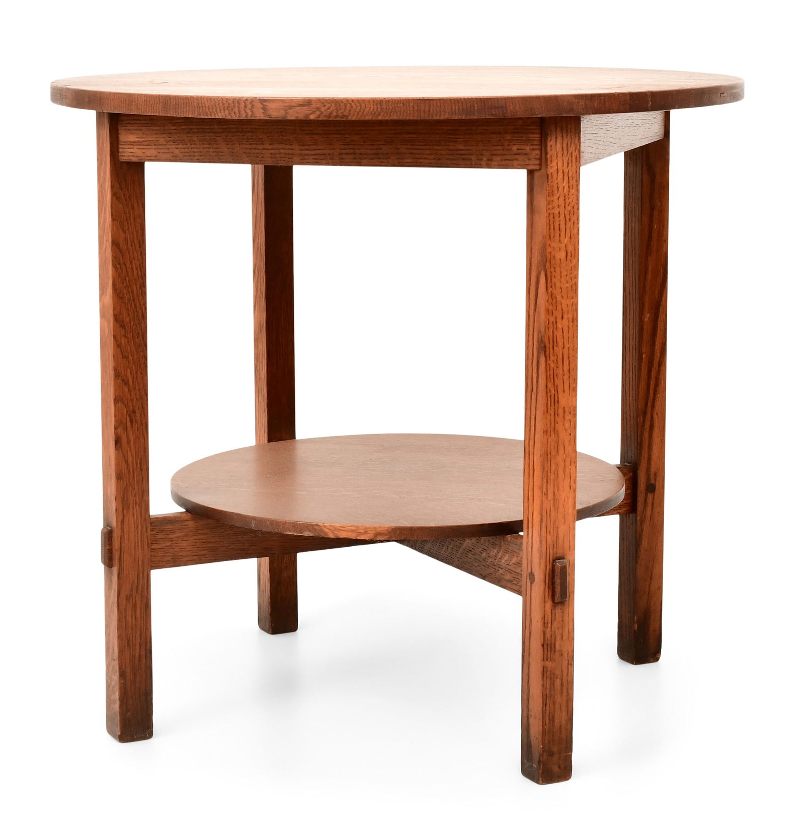 Stickley Brothers Oak Tea Table, No. 2516 (1 of 1)
