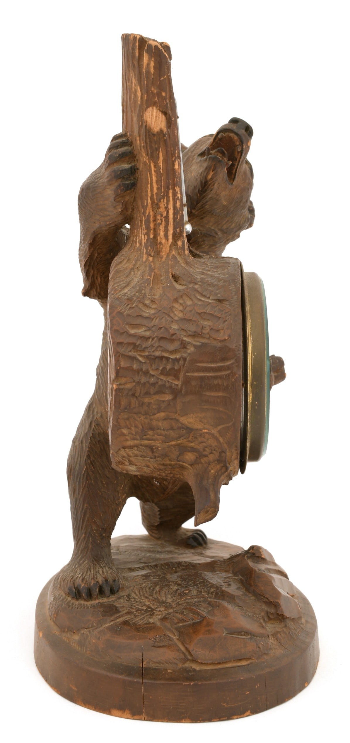 Black Forest Carved Bear Barometer - 5