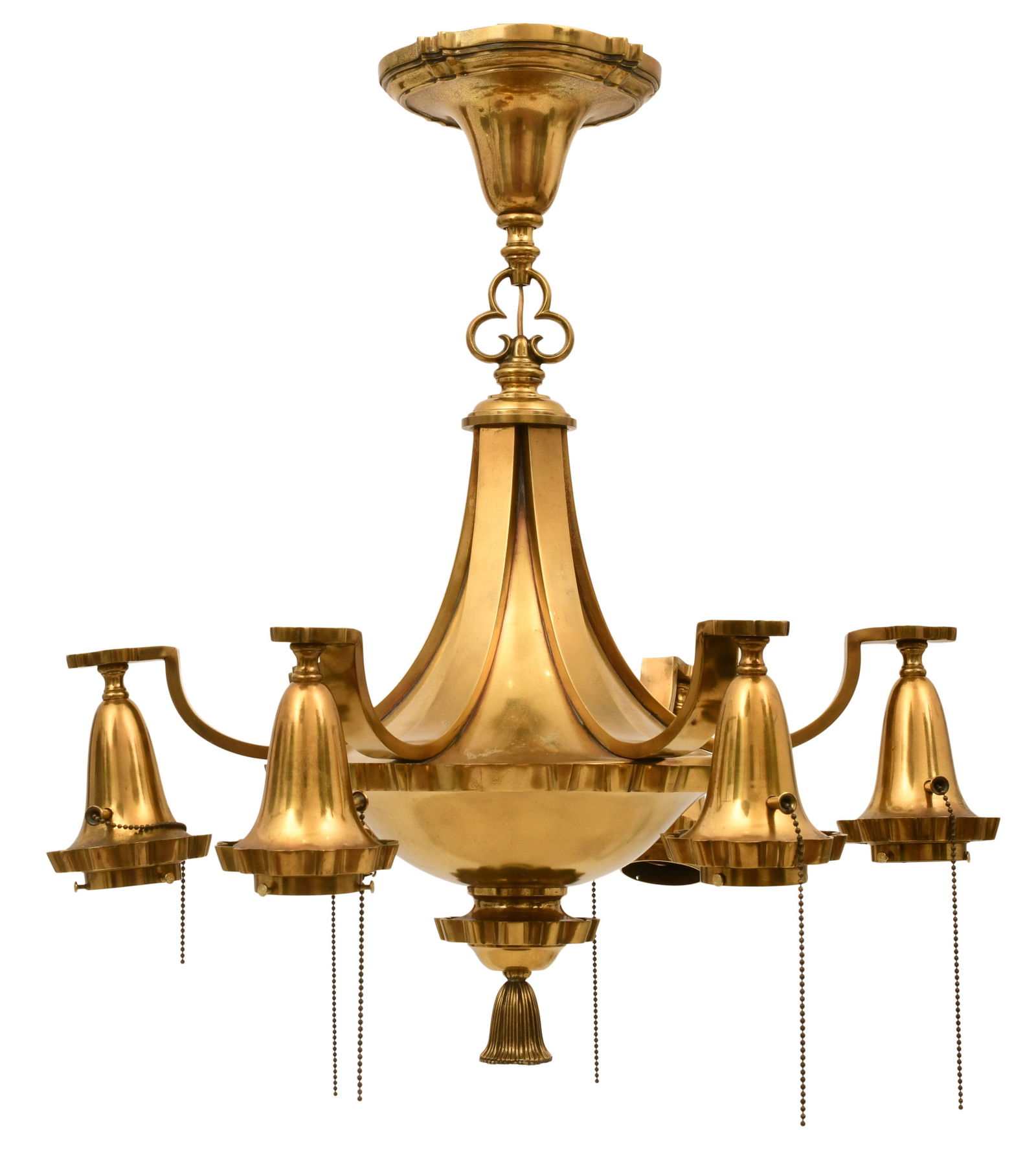 Bradley & Hubbard Six-Light Chandelier (1 of 1)