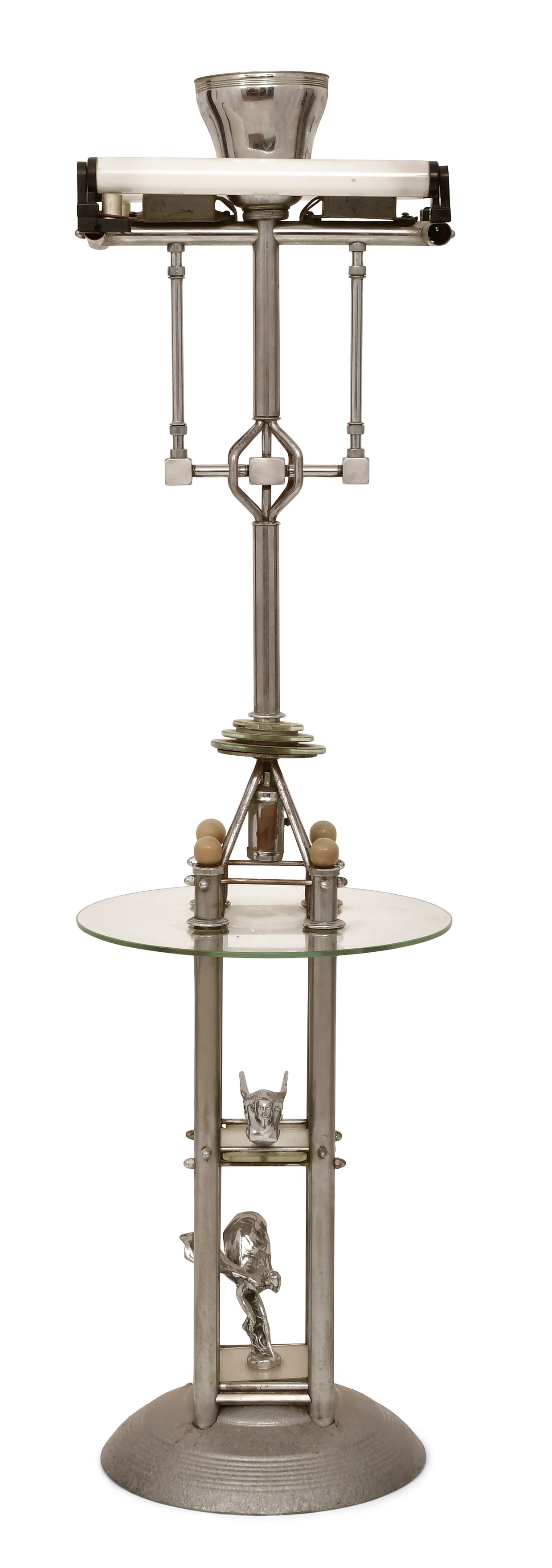 Mid-Century Floor Lamp Made with Cadillac Parts (1 of 1)