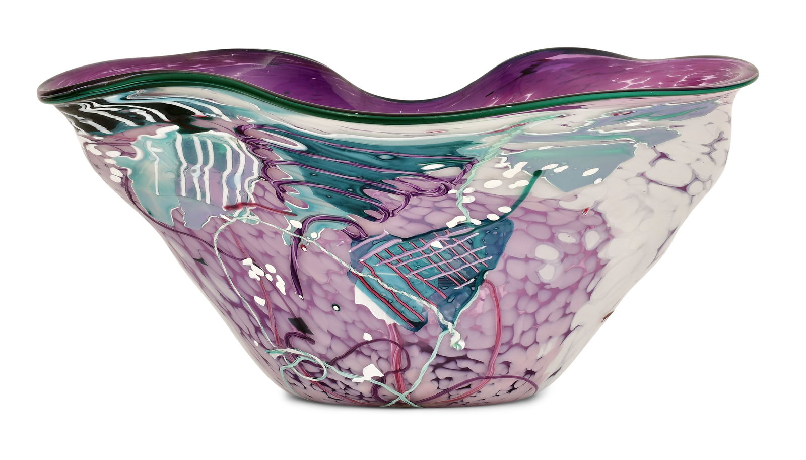 Daniel Gaumer & Stephen Nelson "Double Vision" Centerpiece: Daniel Gaumer & Stephen Nelson "Double Vision" Centerpiece circa 1992 signed by each arist 13 1/2 x 26 x 17 inches