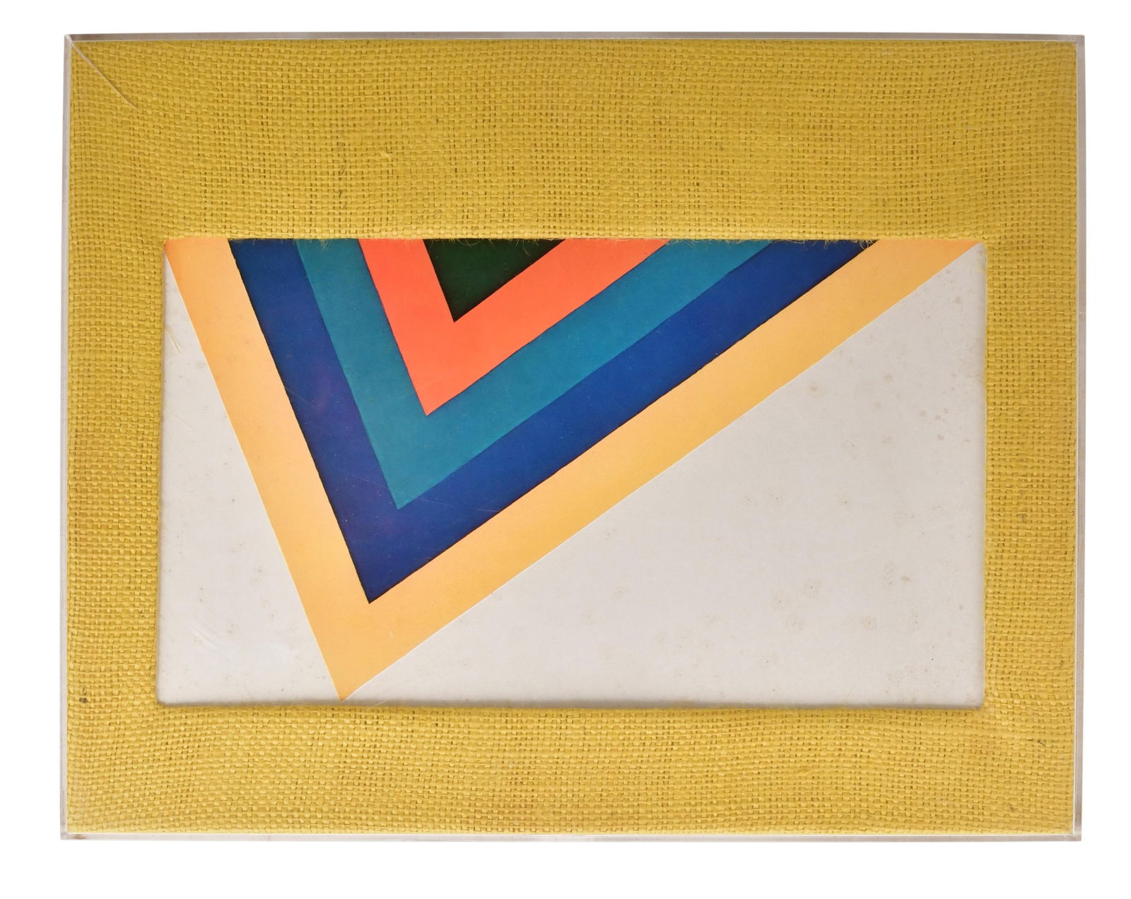 Kenneth Noland (American, 1924-2010), "Bend Sinister" (1964): Kenneth Noland (American, 1924-2010) "Bend Sinister" (1964) lithograph 6 1/2 x 11 1/4 inches (sight) 11 1/4 x 14 1/4 inches (frame) Provenance: Private Collection, Massachusetts