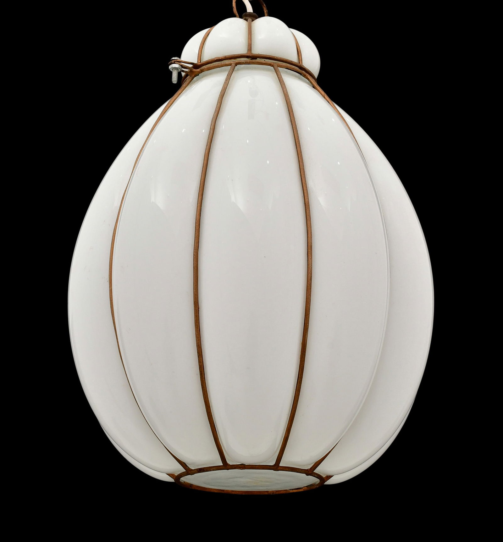 Italian Mid-20th Century Blown Glass Ceiling Light (1 of 1)