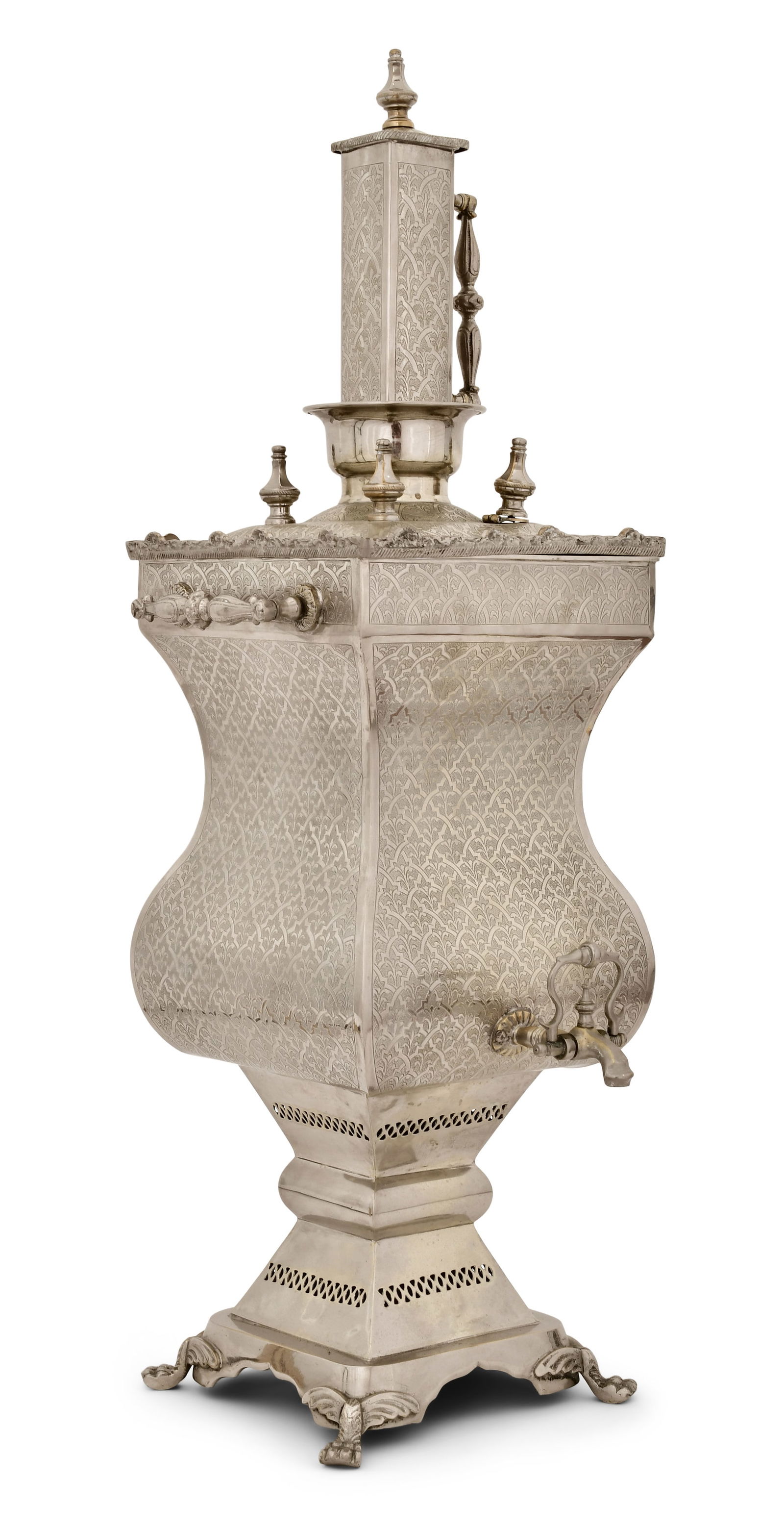 A Large Silver-Plated Samovar (1 of 1)