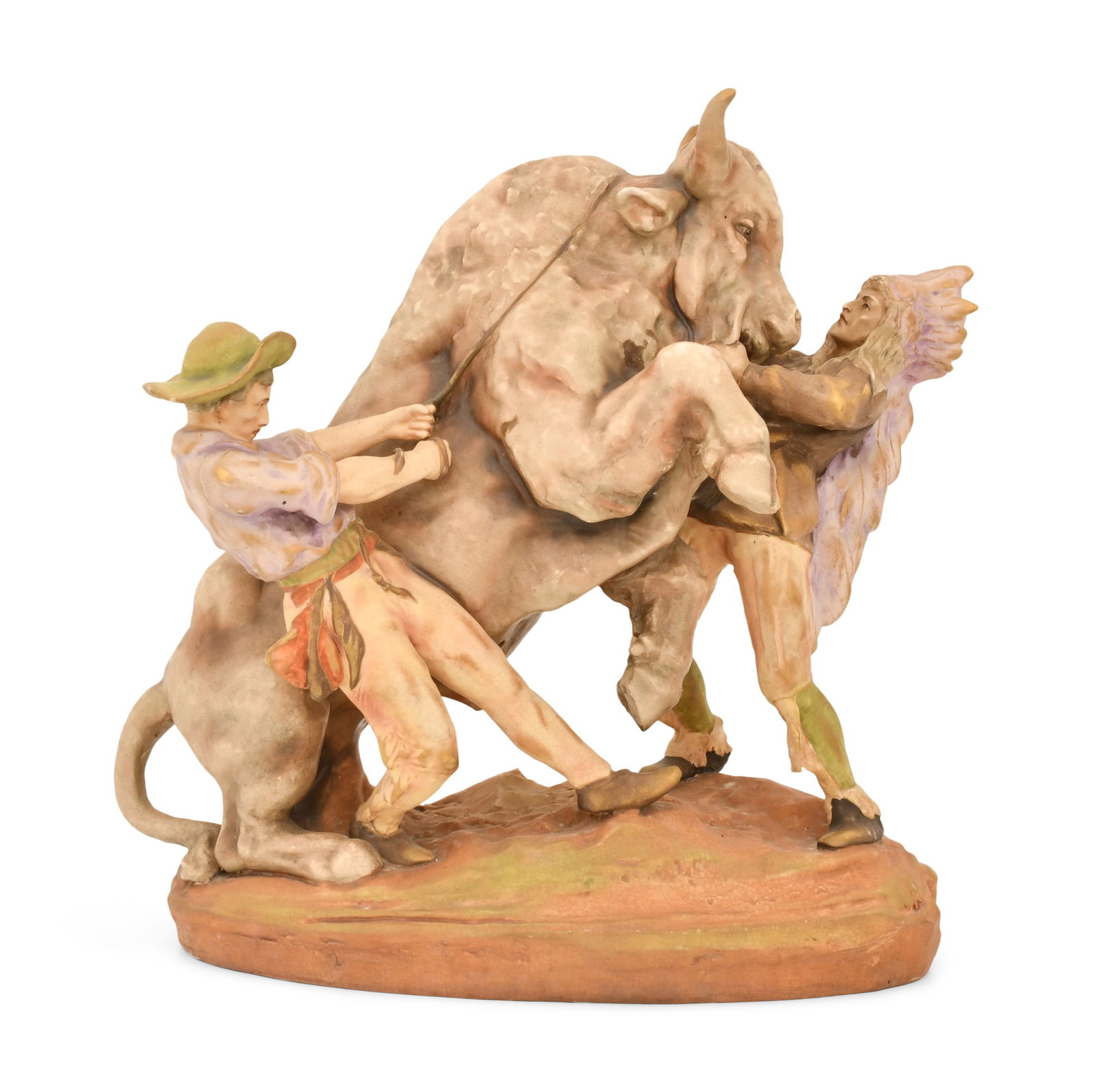 Teplitz Grouping of a Cowboy, Indian and Bull (1 of 1)