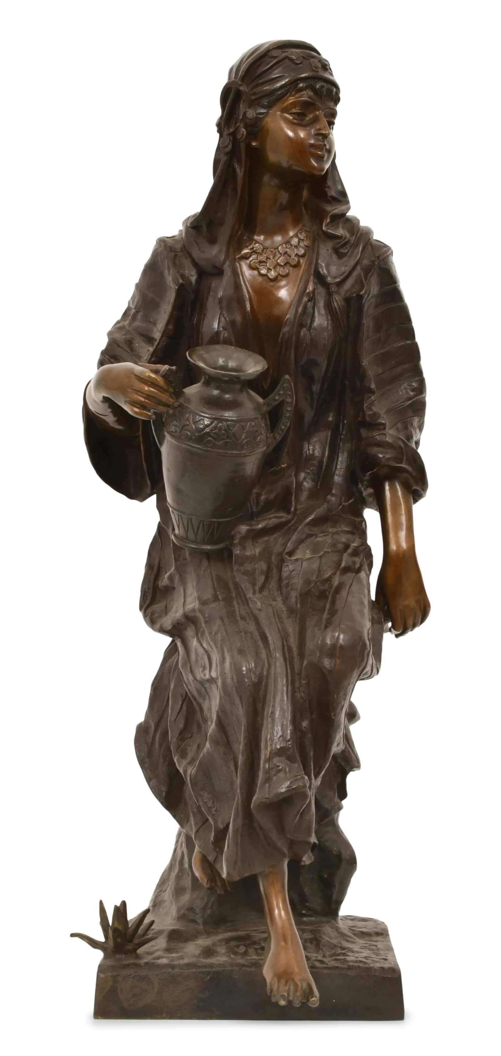 After Anatole Jean Guillot (French, 1865-1911), Bronze Sculpture of a Woman (1 of 1)