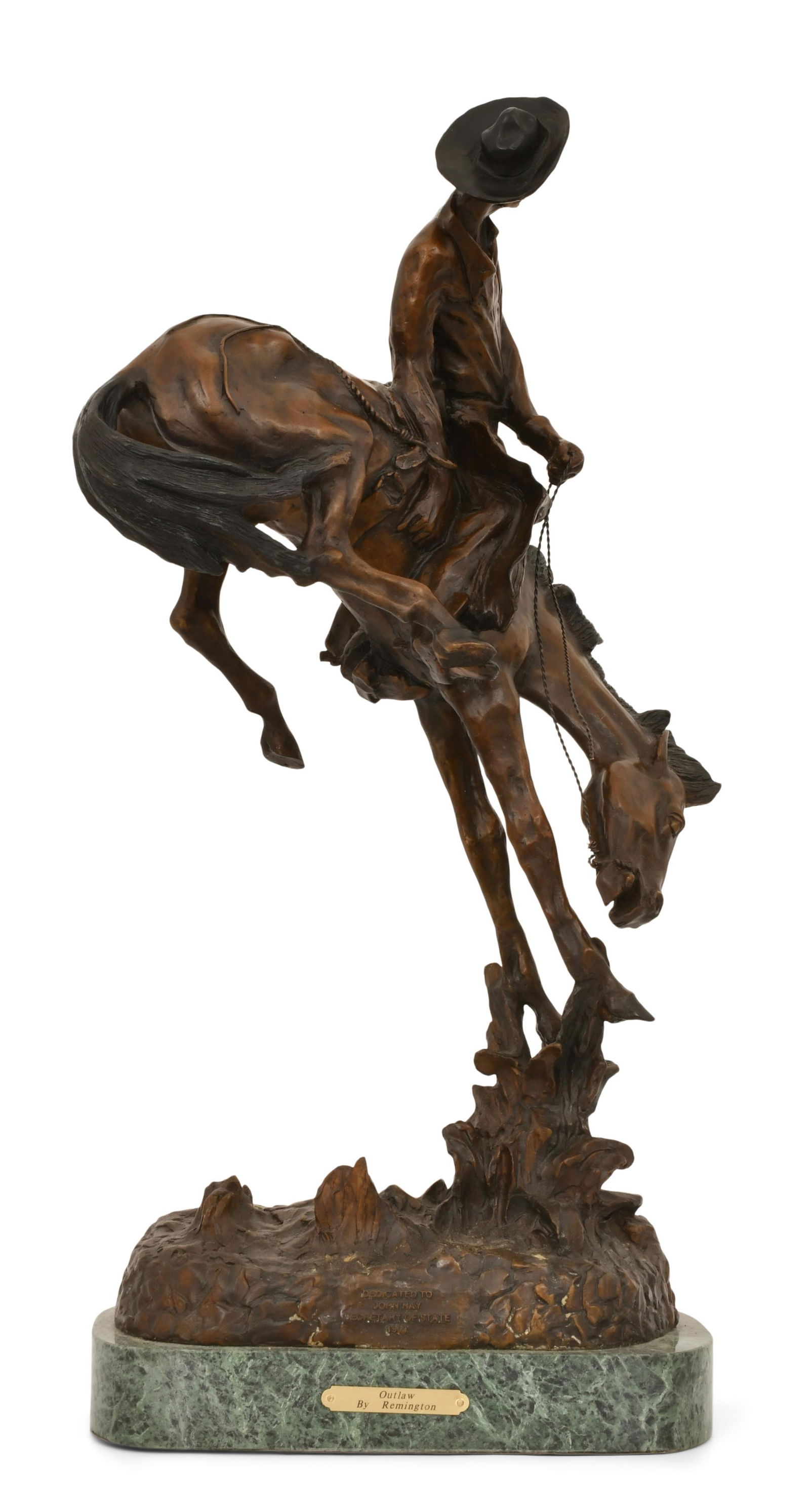 After Frederic Remington (American, 1861-1909), "Outlaw" (1 of 1)