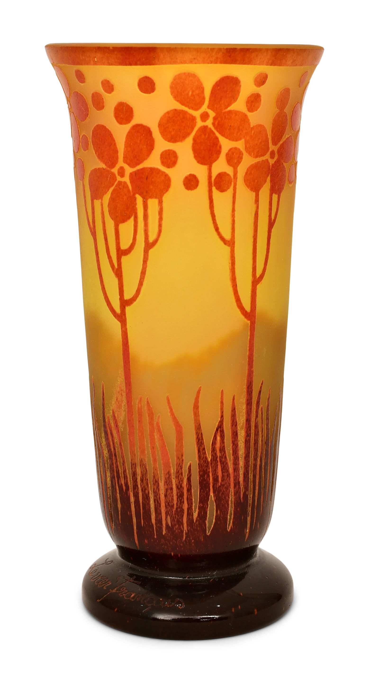 Schneider Glassworks Le Verre Francais Vase (1 of 1)