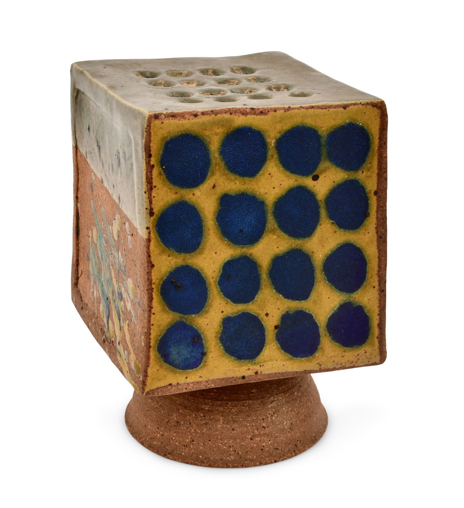 Studio Art Pottery Cubist Vase (1 of 1)