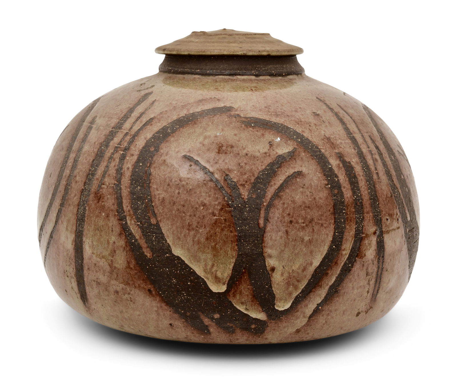 Studio Art Pottery Lidded Jar (1 of 1)