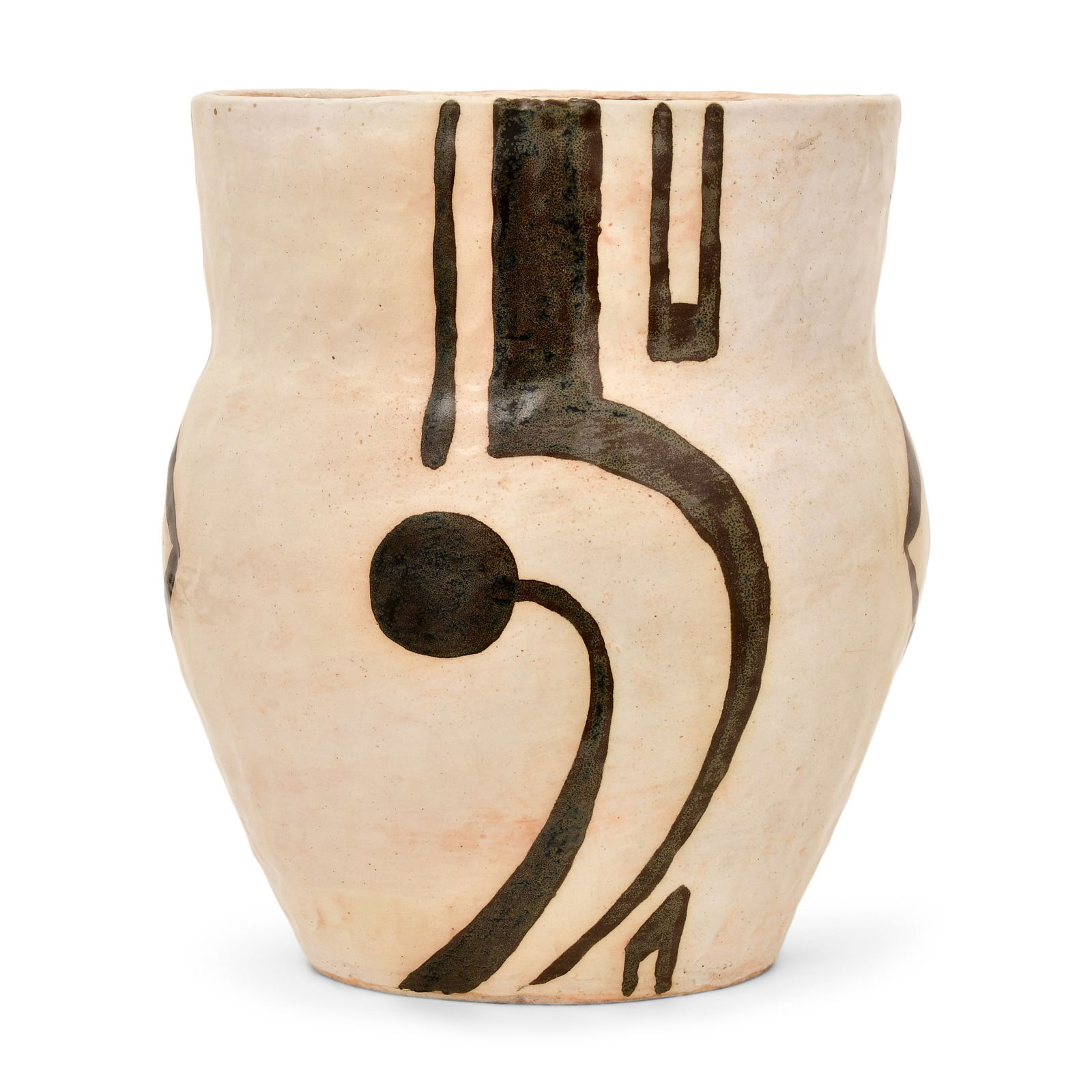 Studio Art Pottery Modernist Decorated Vase (1 of 1)