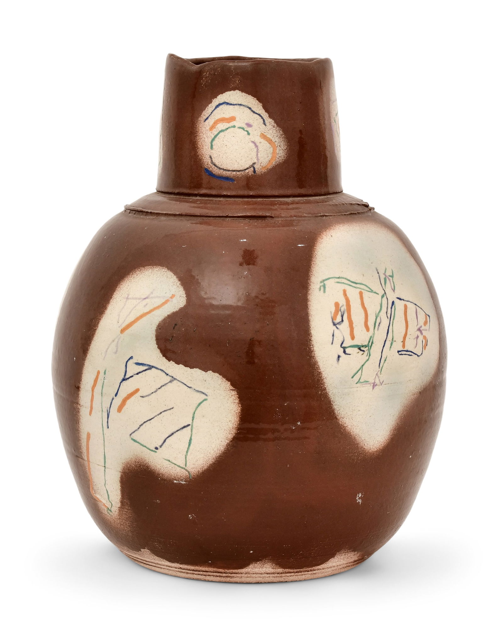 Rael Gleitsman Earthenware Vessel, 20th Century (1 of 1)