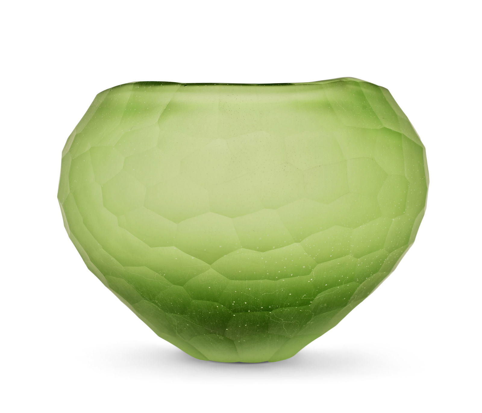 Italian Murano Glass Faceted Vase (1 of 1)