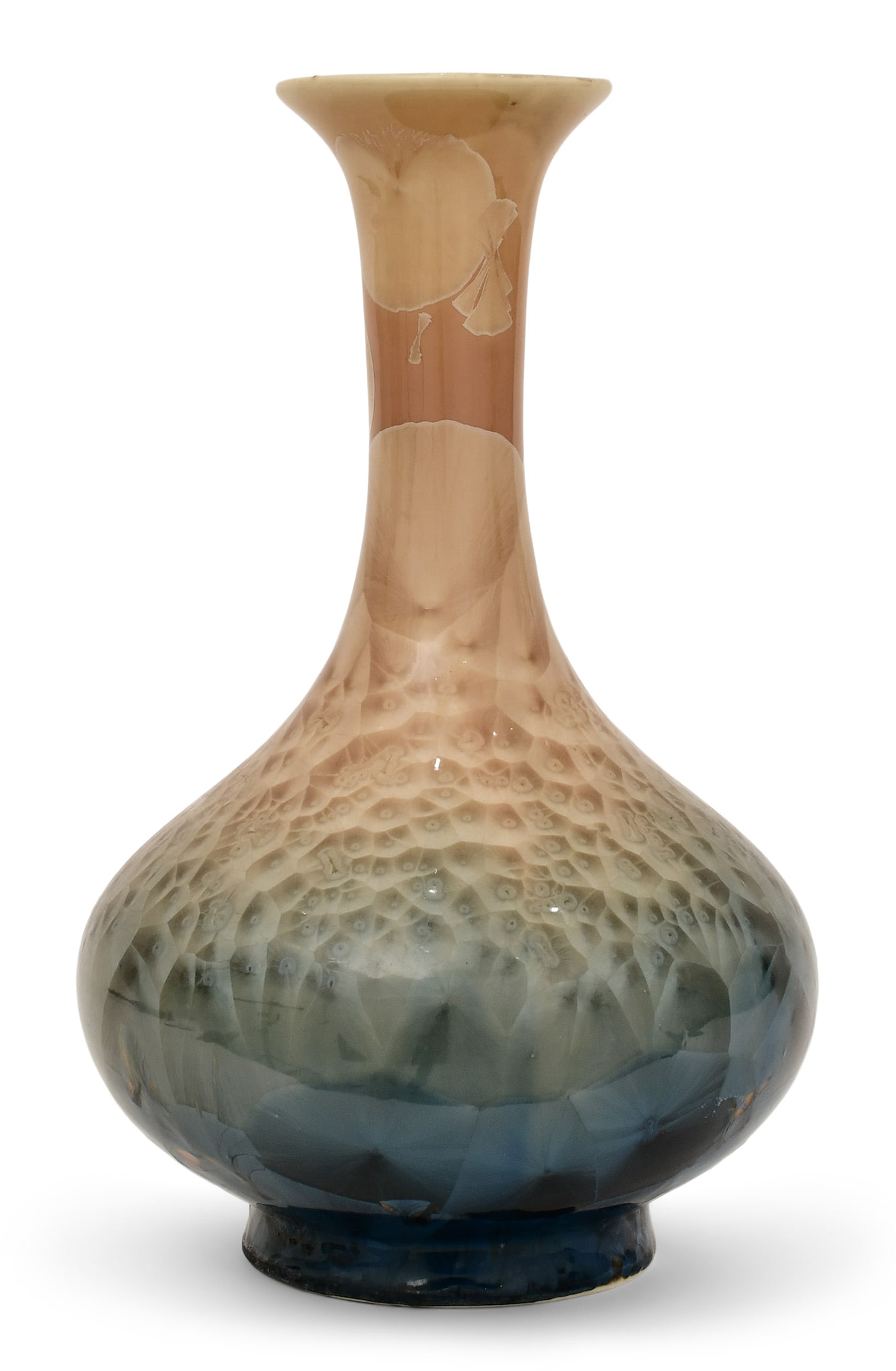 20th Century Crystalline Glass Vase (1 of 1)