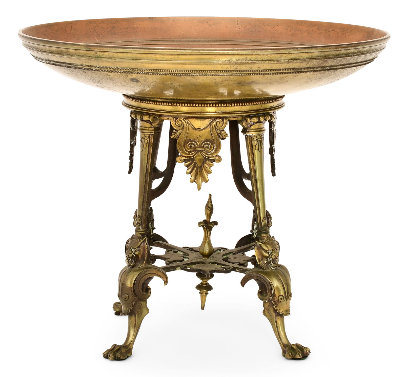 French Neoclassical Gilt Bronze Tazza (1 of 1)