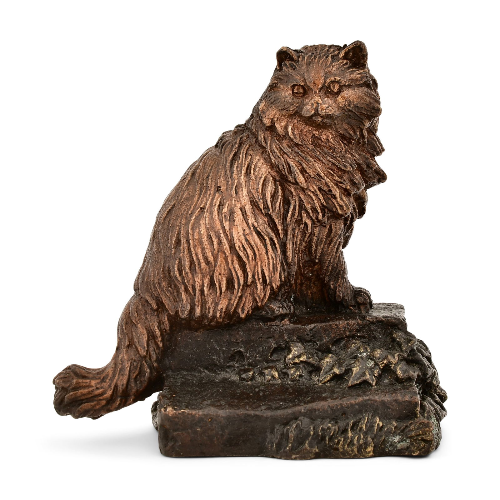 Henriette Ronner (Dutch/Belgian, 1821-1909), Bronze Sculpture of a Cat (1 of 1)