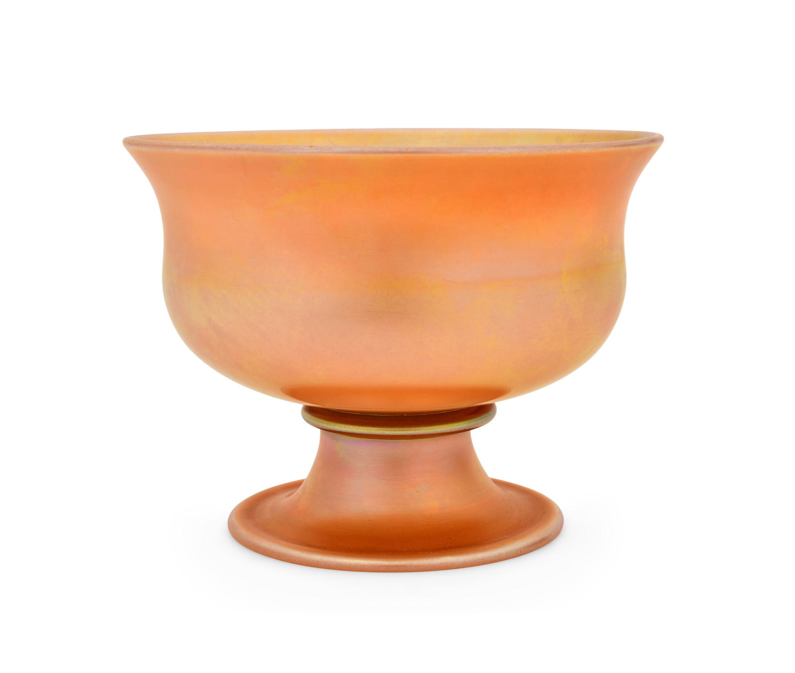 Quezal Art Glass Footed Compote (1 of 1)