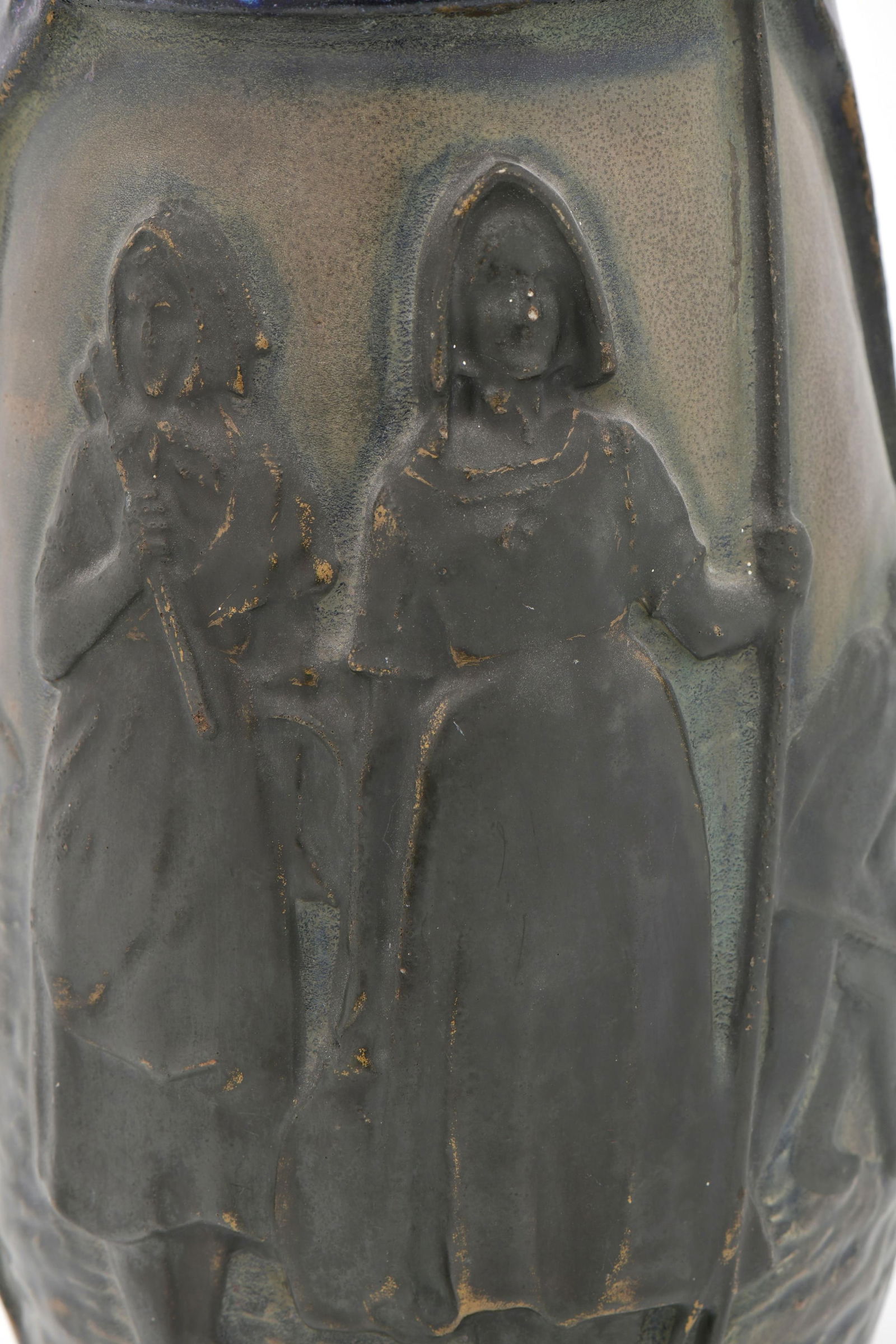 Teplitz Pottery Figural Vase - 2