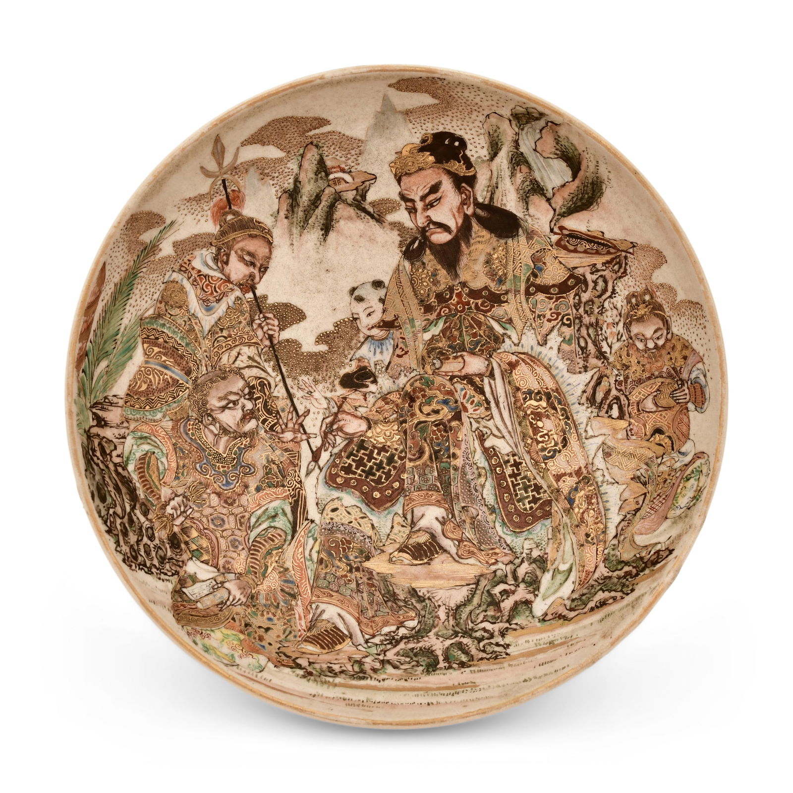 Japanese Meiji Period Satsuma Bowl (1 of 1)