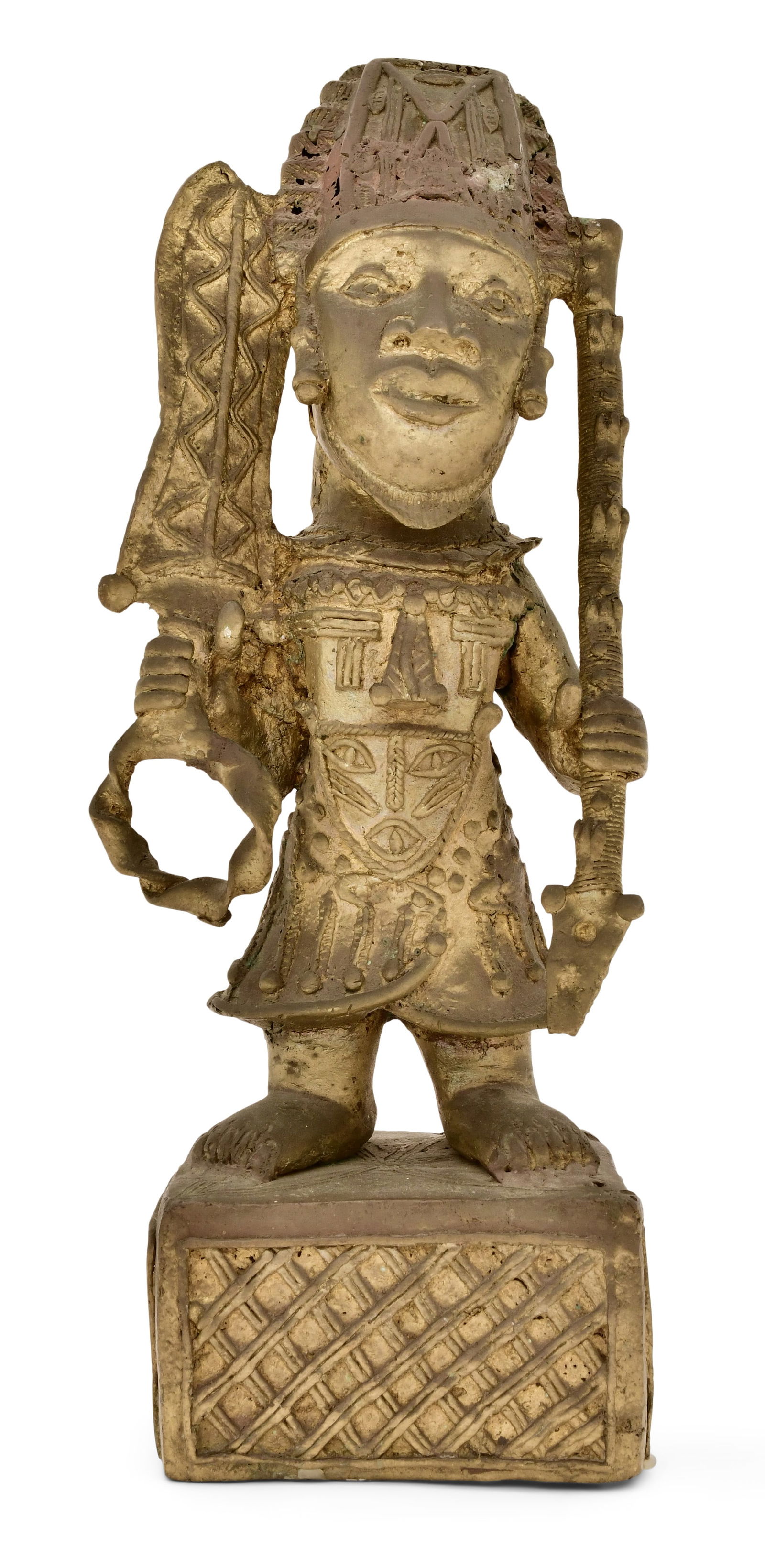 Benin Bronze Figure of a Warrior (1 of 1)