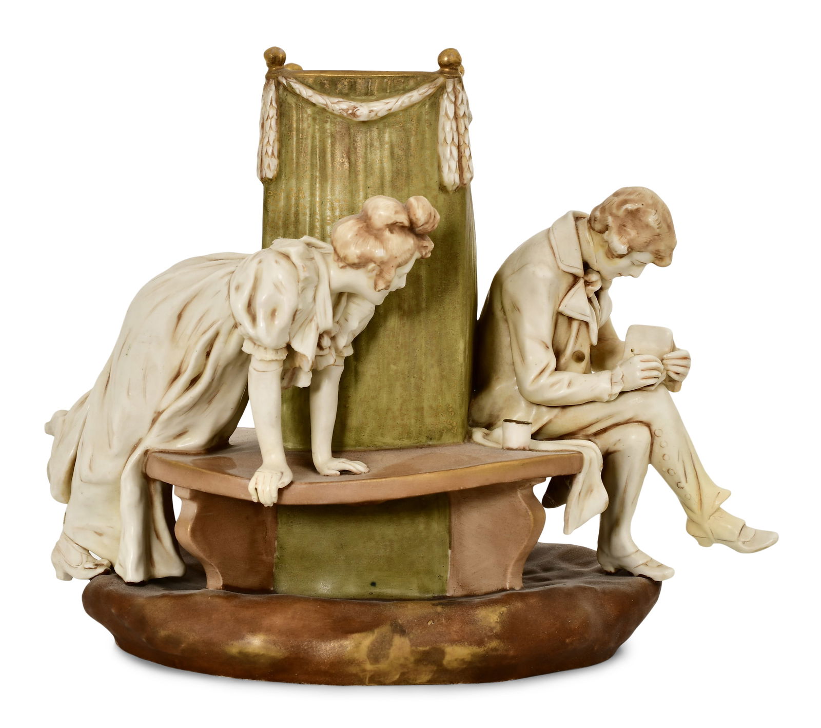 Amphora Pottery Grouping of a Man and Woman (1 of 7)