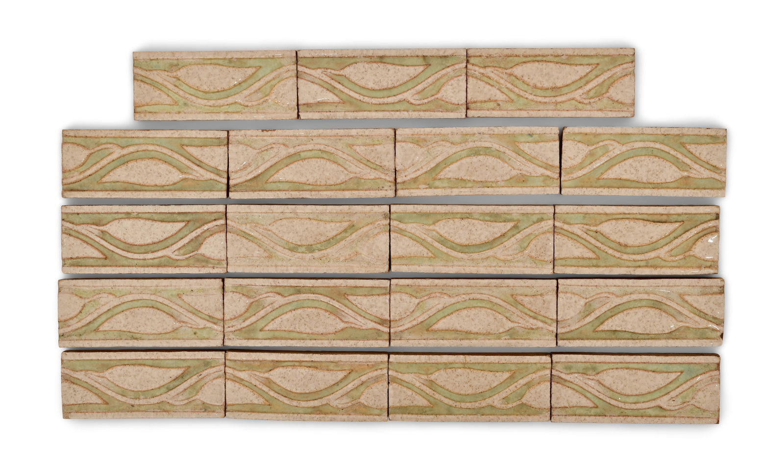 Lot of Early 20th Century Mission Ceramic Tiles (1 of 1)