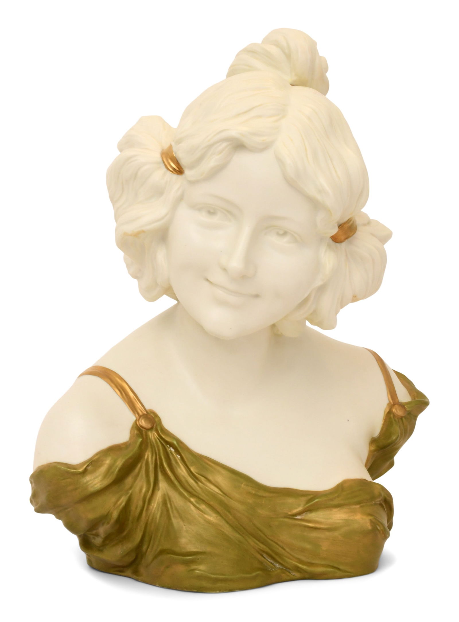 German Porcelain Bust of a Woman (1 of 1)