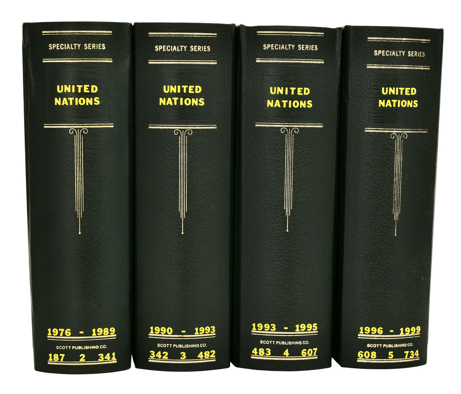 Lot of Four United Nations Stamp Books: Lot of Four United Nations Stamp Books 12 x 11 inches Other Notes: Fontaine's Auction Gallery can arrange shipping for this item (USA only).