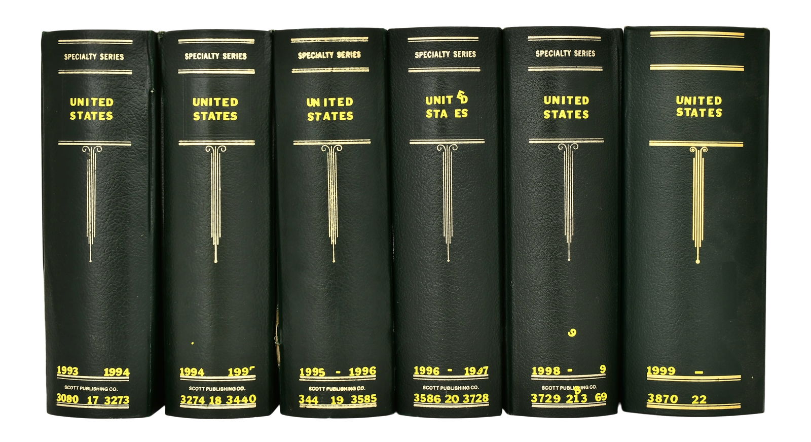 Lot of Six United States Stamp Books: Lot of Six United States Stamp Books 12 x 11 inches Other Notes: Fontaine's Auction Gallery can arrange shipping for this item (USA only).