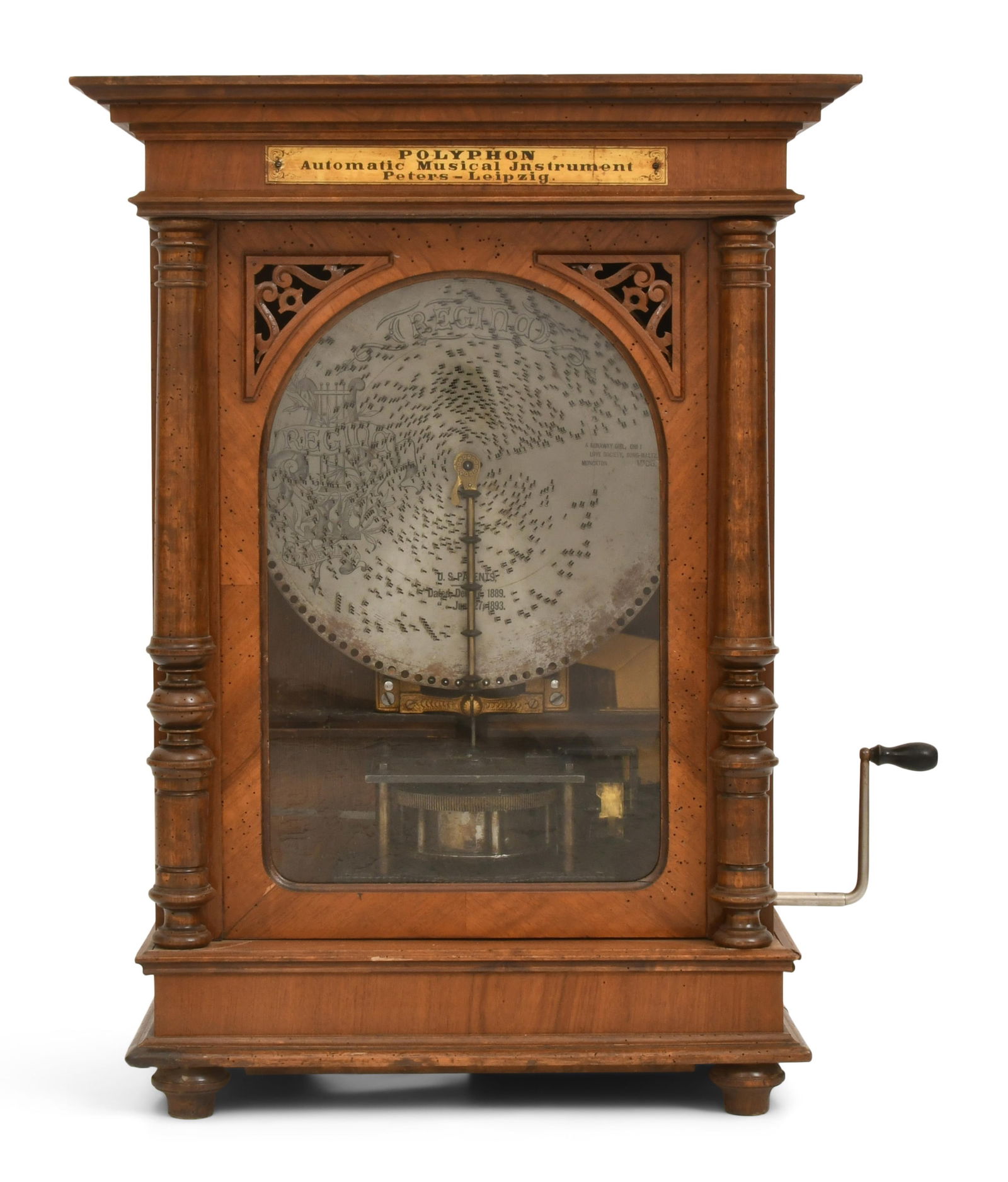 Polyphon "Automatic Musical Instrument" Coin-Op Upright Music Box (1 of 11)