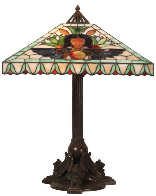 Egyptian Leaded Table Lamp