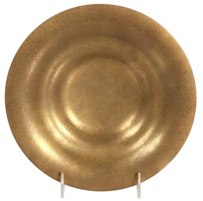 Tiffany Studios Bronze Bowl: Tiffany Studios Bronze Bowl with gold dore surface. Signed Tiffany Studios, New York 1708.
