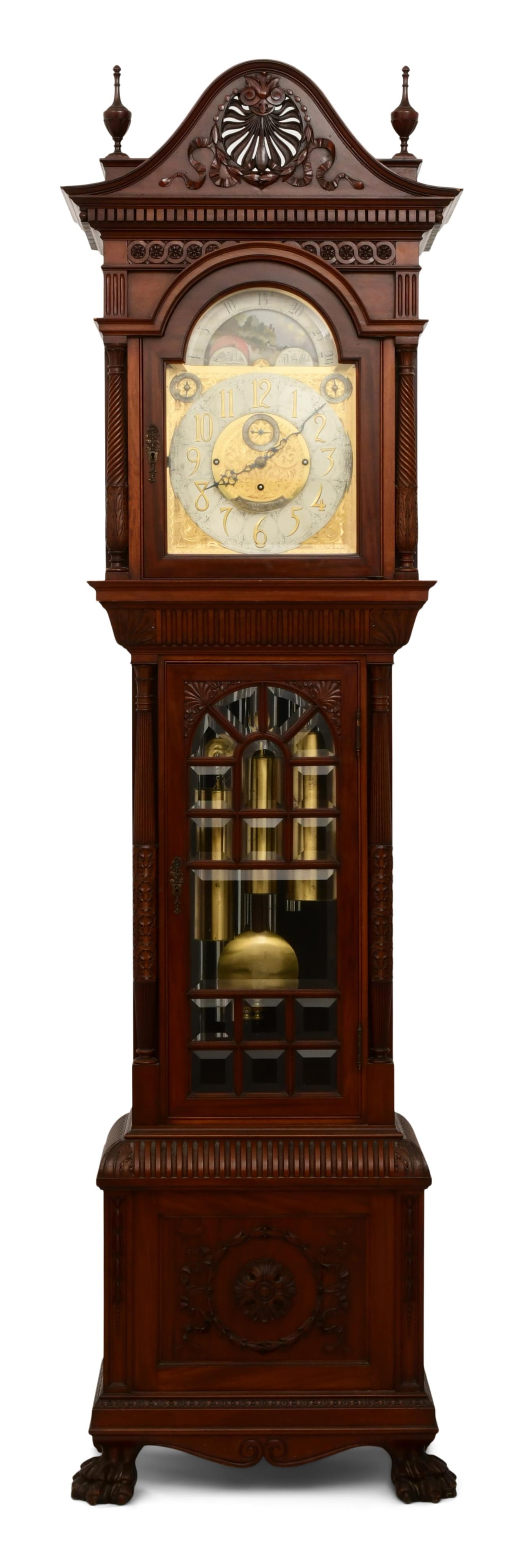 Walter H. Durfee & Co. Nine-Tube Grandfather Clock (1 of 1)
