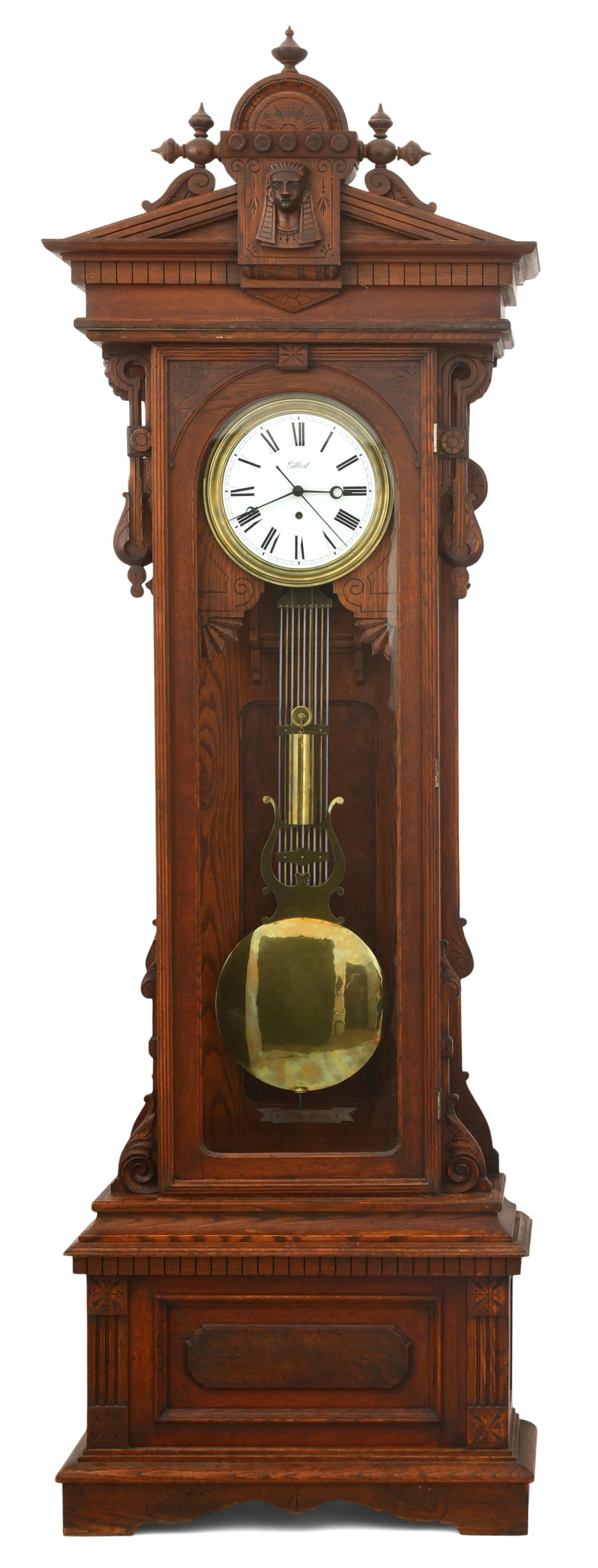 Gilbert Clock Co. "Regulator No. 8 Standing" Jeweler's Clock (1 of 1)