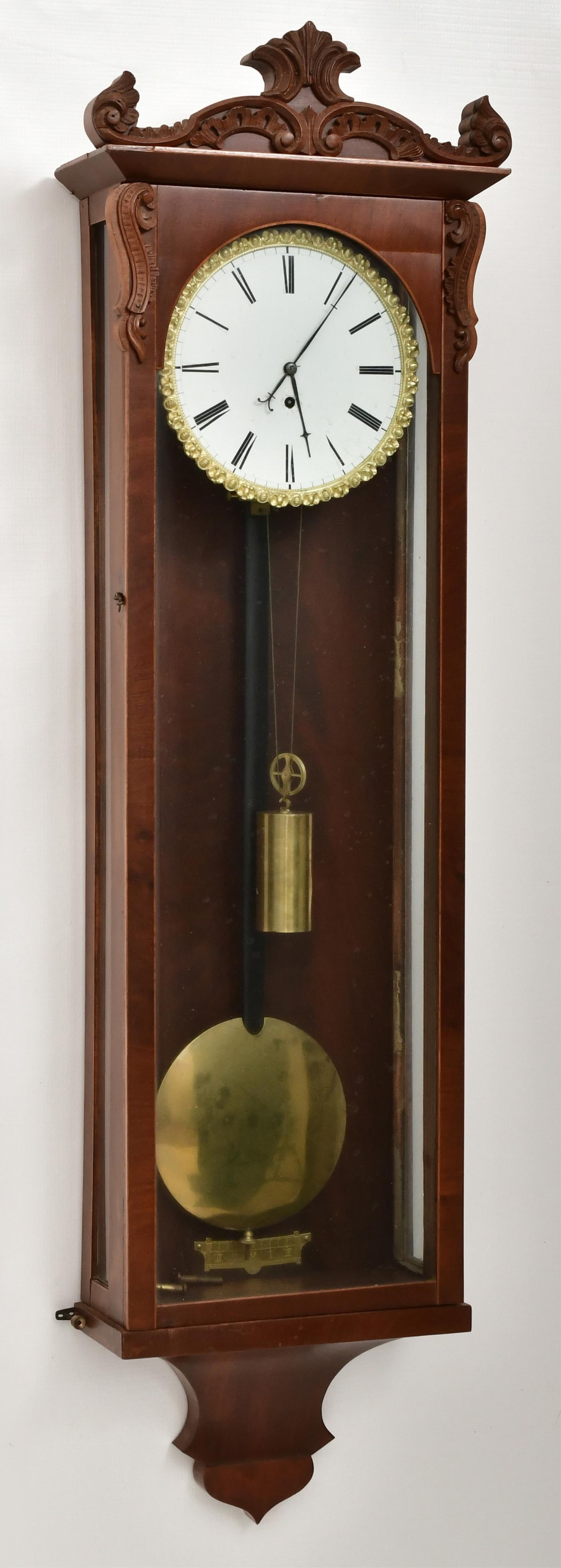 Biedermeier Vienna Regulator Clock - 3