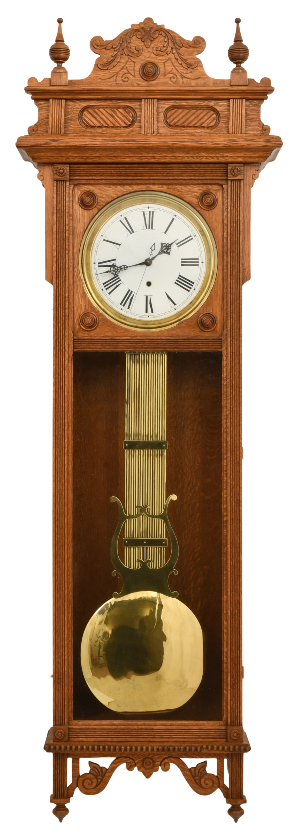Waterbury Clock Co. "Regulator No. 60" Wall Clock (1 of 1)