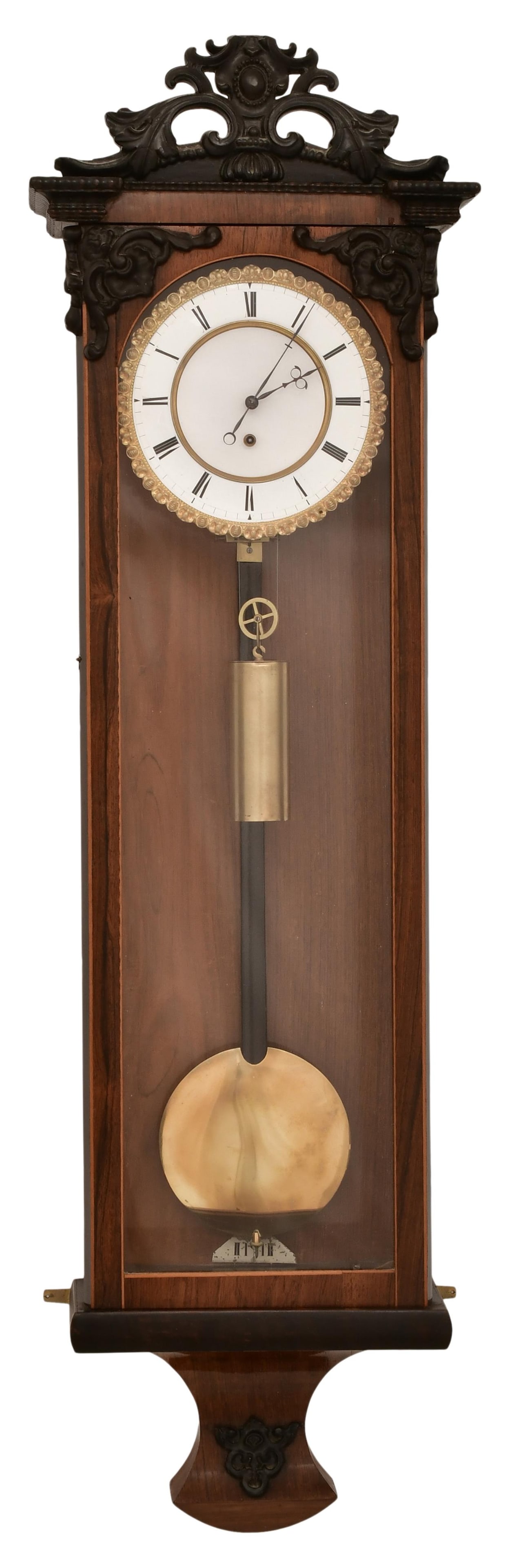 Biedermeier Vienna Regulator Clock (1 of 8)