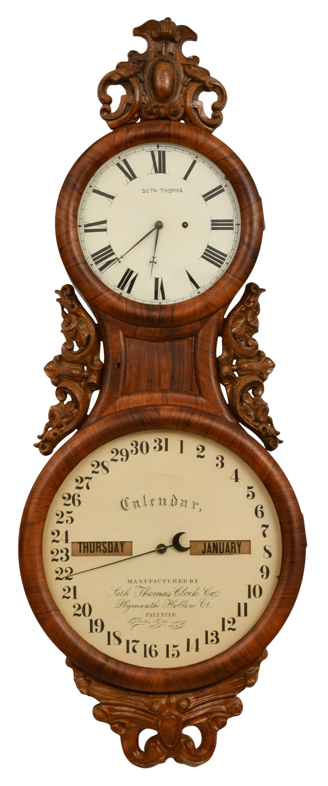 Seth Thomas "Office Calendar - Special Issue" Wall Clock (1 of 1)