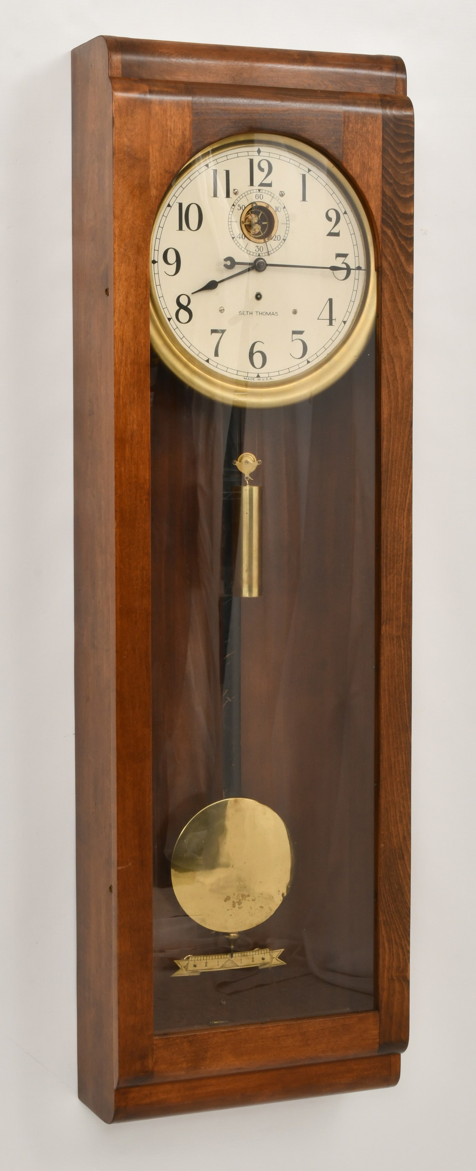Seth Thomas "Regulator No. 71" Wall Clock - 2