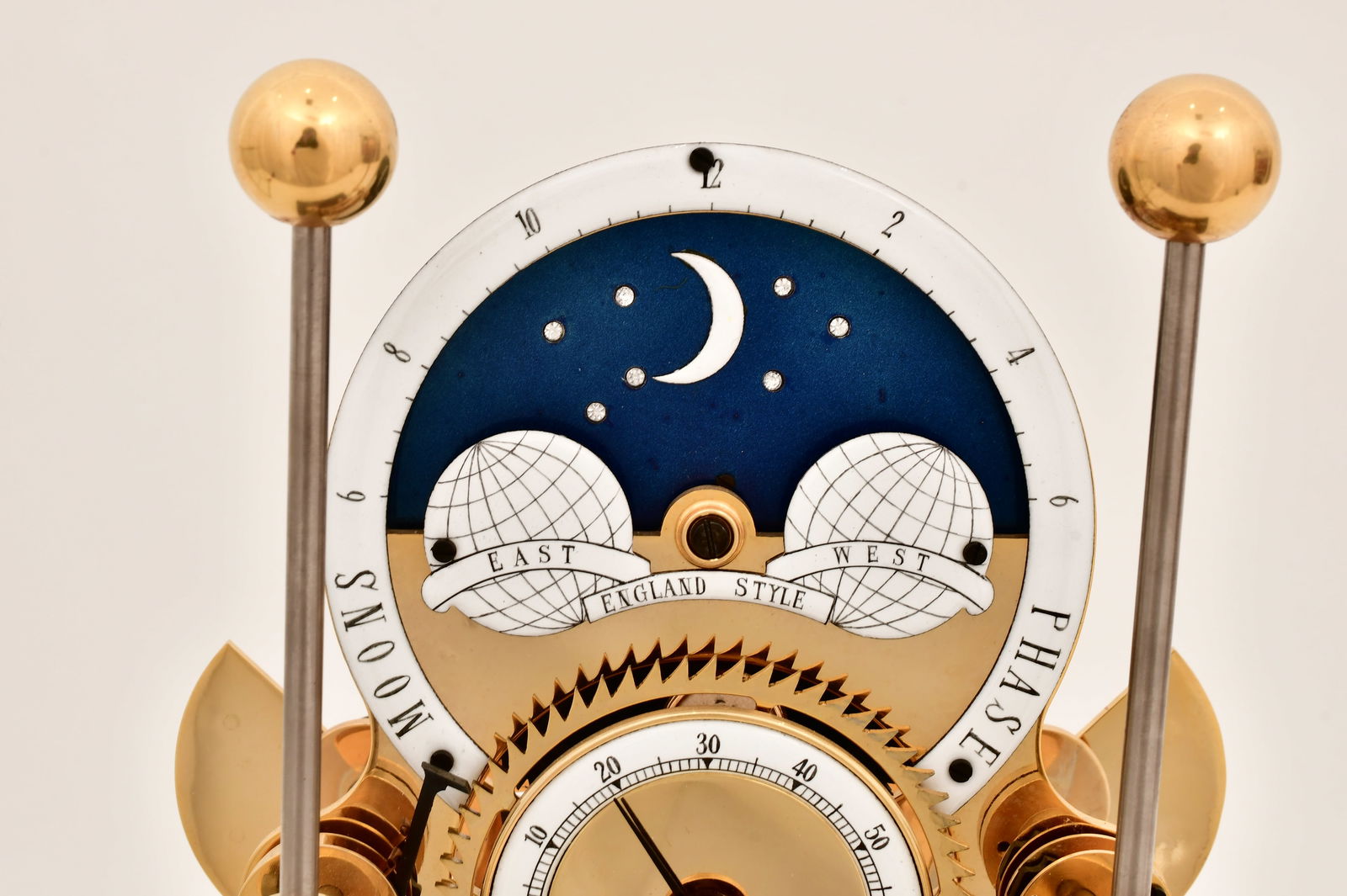 Replica Harrison Grasshopper Skeleton Clock - 6