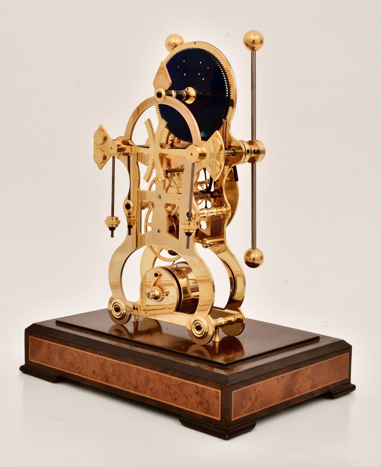 Replica Harrison Grasshopper Skeleton Clock - 7