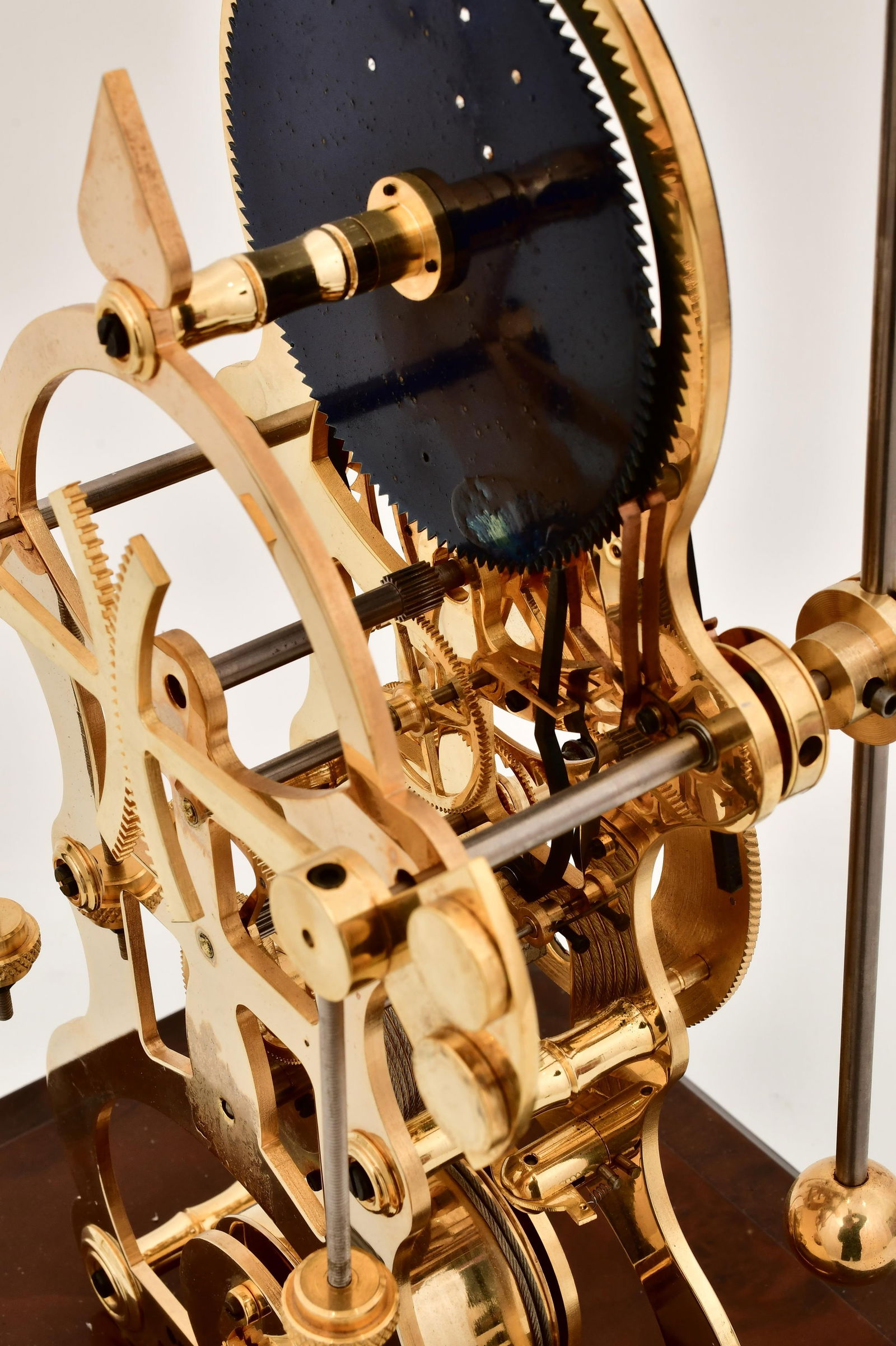 Replica Harrison Grasshopper Skeleton Clock - 8