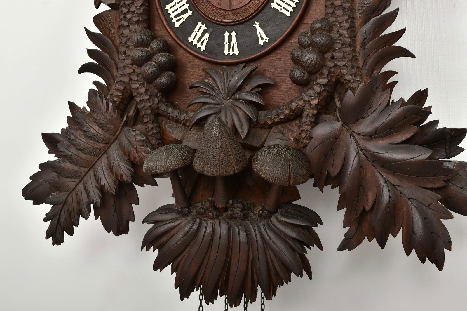 A Large Black Forest Carved Cuckoo Clock - 2